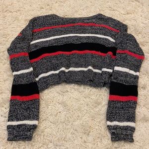 PacSun L.A. Hearts Cropped Striped Sweater